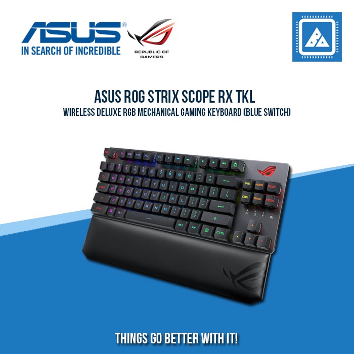 ASUS ROG STRIX SCOPE RX TKL WIRELESS DELUXE RGB MECHANICAL GAMING KEYBOARD ASUS ROG STRIX SCOPE RX TKL WIRELESS DELUXE RGB MECHANICAL GAMING KEYBOARD